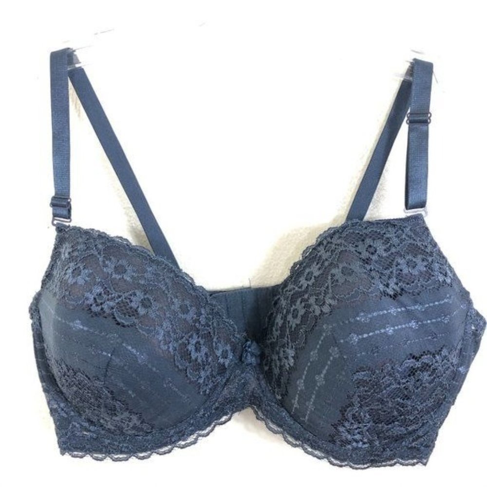 No Brand Full Coverage Lace Demi Bra Size 42D